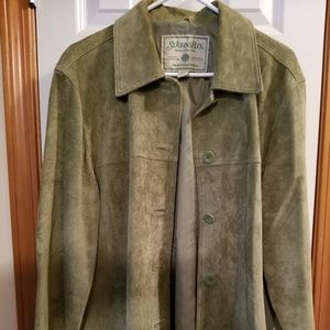 Green Suede Coat